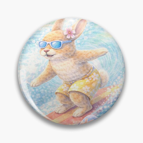 Item preview, Surfing Easter Bunny – Australian Beach Easter designed and sold by inspired-works.