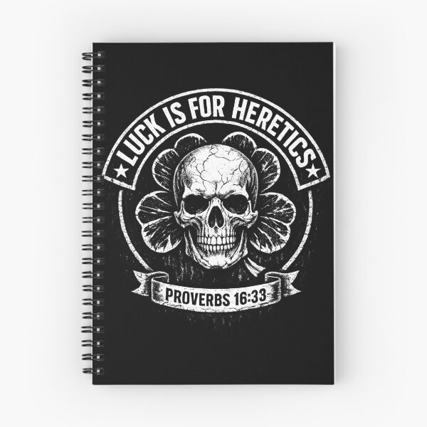 Item preview, Luck Is for Heretics Skull Design designed and sold by HUTEND.