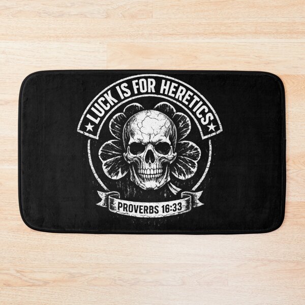 Item preview, Luck Is for Heretics Skull Design designed and sold by HUTEND.