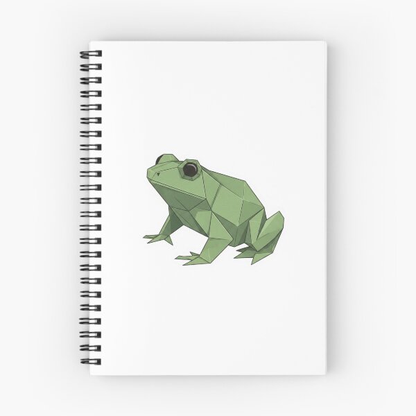 Item preview, Minimalist Green Frog – Origami Sticker for Zen Style Fans designed and sold by bsbd-action.