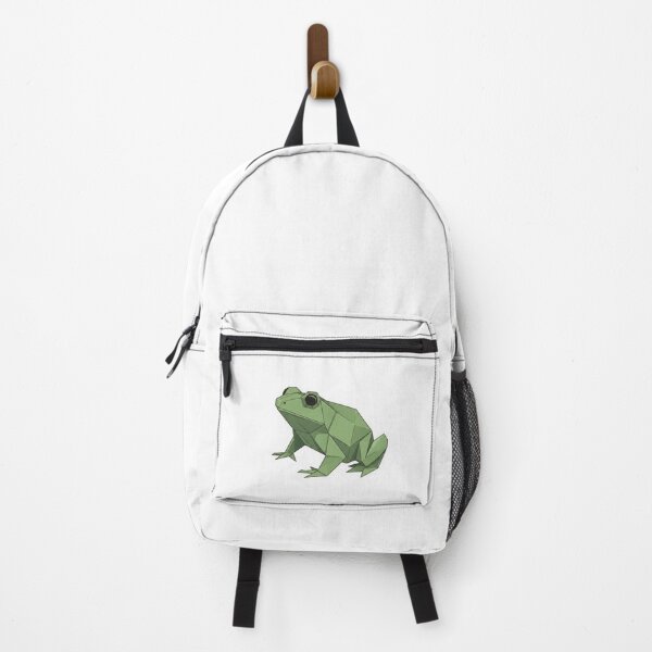 Item preview, Minimalist Green Frog – Origami Sticker for Zen Style Fans designed and sold by bsbd-action.