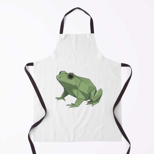 Item preview, Minimalist Green Frog – Origami Sticker for Zen Style Fans designed and sold by bsbd-action.