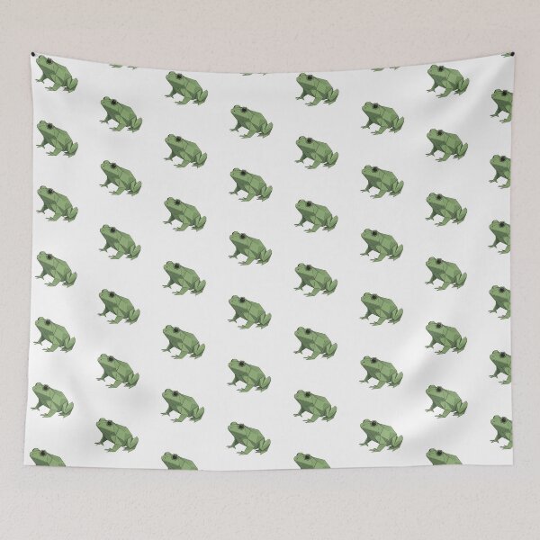 Item preview, Minimalist Green Frog – Origami Sticker for Zen Style Fans designed and sold by bsbd-action.