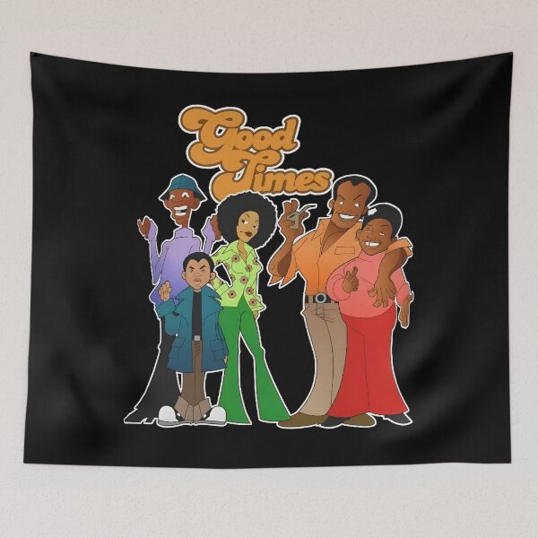 Item preview, Good Times Classic TV Show Retro Cartoon designed and sold by mai-risingpath.