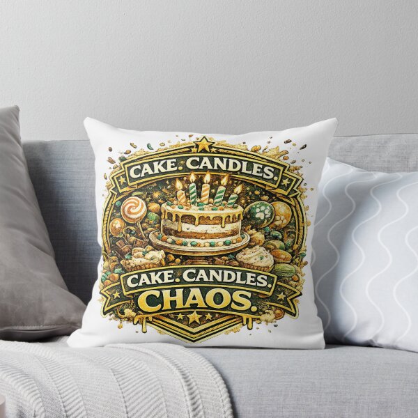 Item preview, Cake. Candles. Chaos. designed and sold by Throwing-Corn.