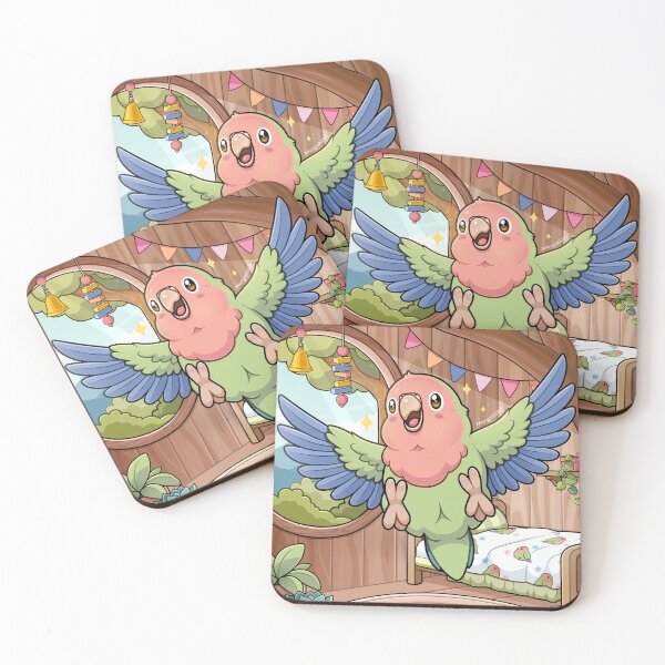 Item preview, Happy Lovebird designed and sold by Maryoshi-143.