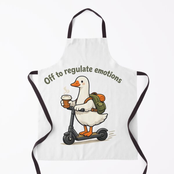 Item preview, Off to Regulate Emotions Duck Design designed and sold by HUTEND.
