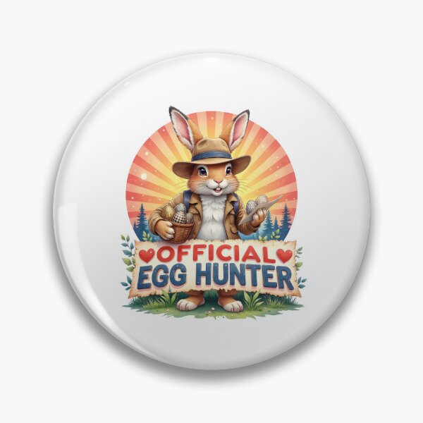 Item preview, Official Egg Hunter Shirt – Vintage Easter Bunny Explorer Design designed and sold by relso.