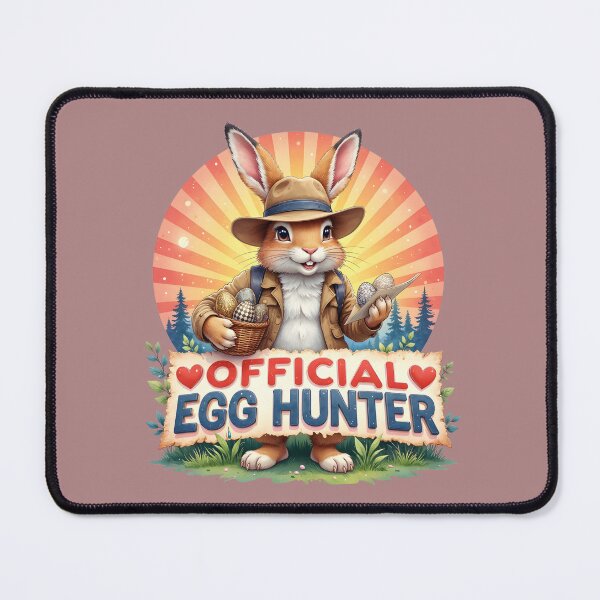 Item preview, Official Egg Hunter Shirt – Vintage Easter Bunny Explorer Design designed and sold by relso.