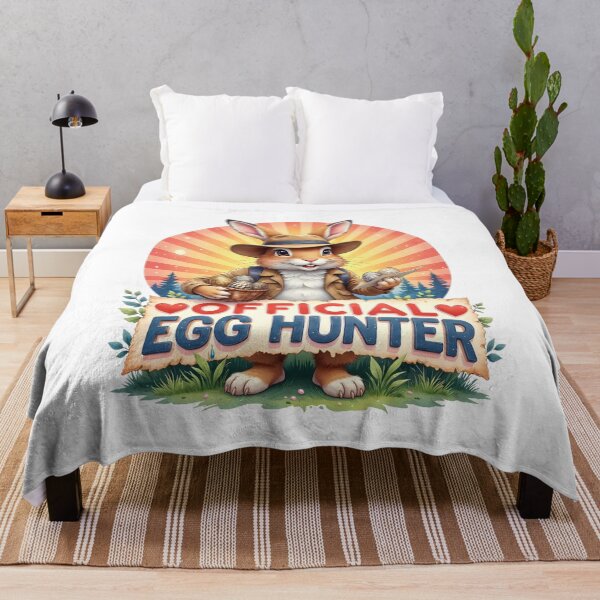 Item preview, Official Egg Hunter Shirt – Vintage Easter Bunny Explorer Design designed and sold by relso.