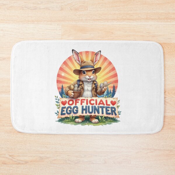 Item preview, Official Egg Hunter Shirt – Vintage Easter Bunny Explorer Design designed and sold by relso.