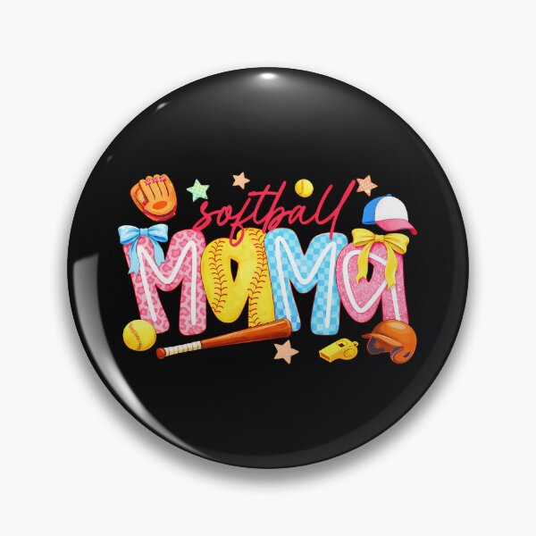 Item preview, Softball Mama Coquette Softball Game Day designed and sold by Trungles-tee.