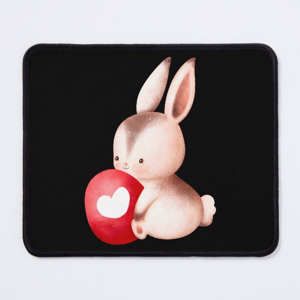 Item preview, Cute Easter Bunny Mug – Kawaii Watercolor Rabbit with Heart Easter Egg | Adorable Spring Bunny Coffee Cup designed and sold by FestivityFinds.