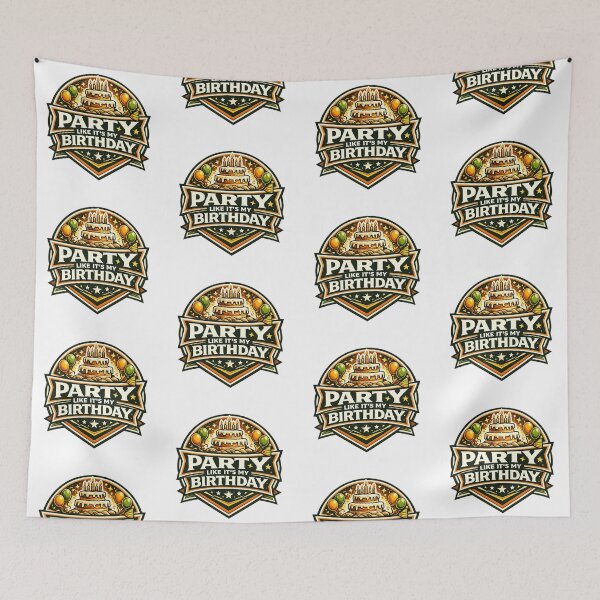Item preview, Party Like It’s My Birthday designed and sold by Throwing-Corn.
