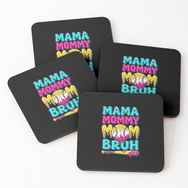 Item preview, Mama Mommy Mom Bruh Baseball Drip Ice Cream designed and sold by Trungles-tee.