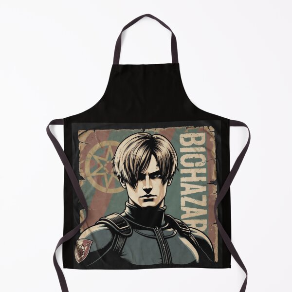 Item preview, Leon Kennedy Biohazard Vintage Retro Poster Art Design designed and sold by CandyKissDgtl.