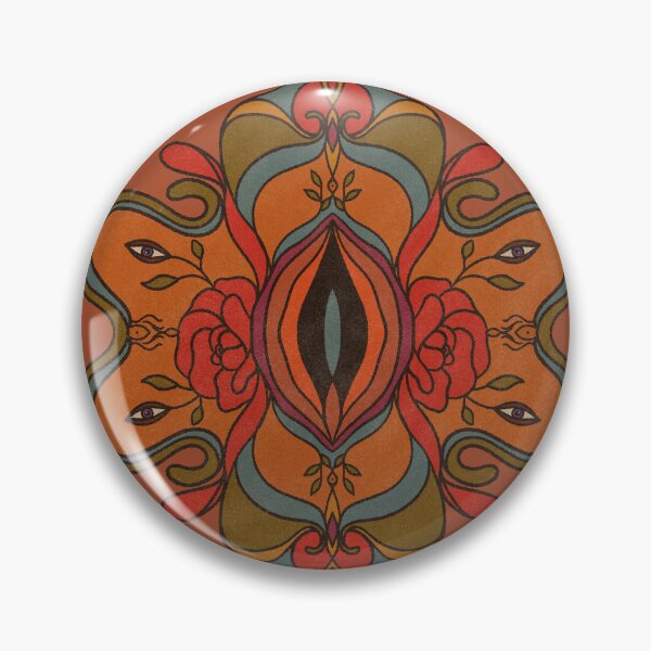 Item preview, Sacred Feminine Yoni Mandala designed and sold by EARTH DAUGHTER.