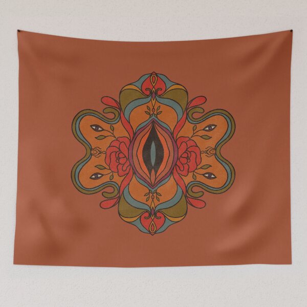 Item preview, Sacred Feminine Yoni Mandala designed and sold by EARTH DAUGHTER.