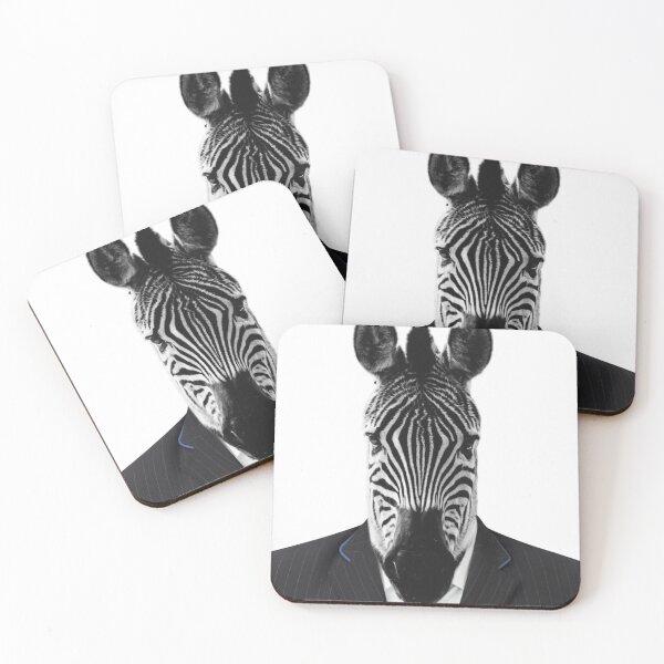 Item preview, business zebra in suit funny animal design designed and sold by Thetdesigns.
