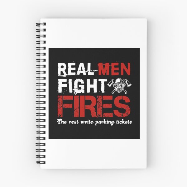 Item preview, Real Men Fight Fires Firefighter designed and sold by URBANBOX.