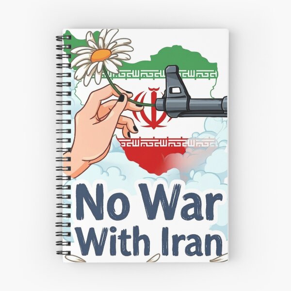 Item preview, Anti War No WarAnti War No War With Iran! Sticker With Iran! Sticker designed and sold by clintang.