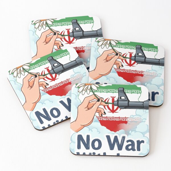 Item preview, Anti War No WarAnti War No War With Iran! Sticker With Iran! Sticker designed and sold by clintang.