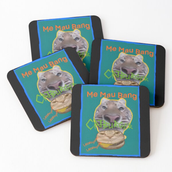Item preview, Cursed Cat Burger Meme designed and sold by Regainbara.