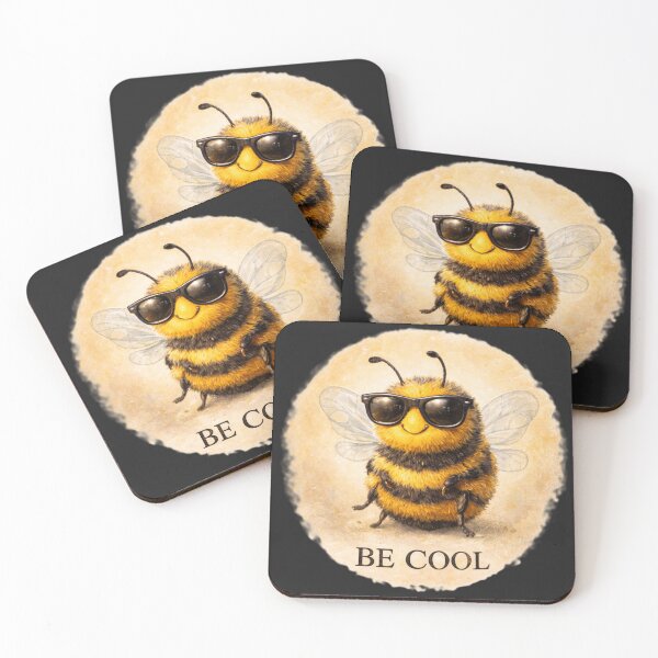 Item preview, Be Cool – Stylish Sunglasses Bee Circle Design designed and sold by TheJoyfulPen.