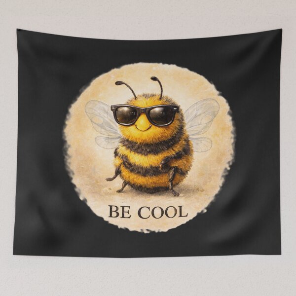 Item preview, Be Cool – Stylish Sunglasses Bee Circle Design designed and sold by TheJoyfulPen.
