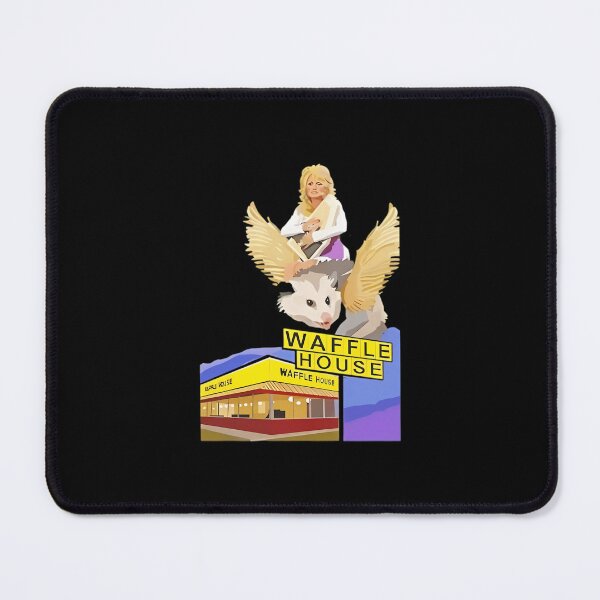 Item preview, Dolly Parton Riding A Winged Possum Over Waffle House  designed and sold by KathrineCody1.
