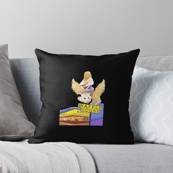 Item preview, Dolly Parton Riding A Winged Possum Over Waffle House  designed and sold by KathrineCody1.
