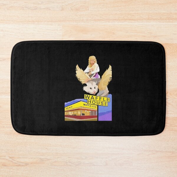 Item preview, Dolly Parton Riding A Winged Possum Over Waffle House  designed and sold by KathrineCody1.