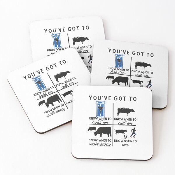 Item preview, Funny Rancher Know When To Hold Em Classic T-Shirt  Western Cow Humor Graphic  designed and sold by KathrineCody1.
