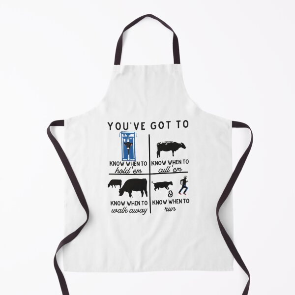 Item preview, Funny Rancher Know When To Hold Em Classic T-Shirt Western Cow Humor Graphic designed and sold by KathrineCody1.