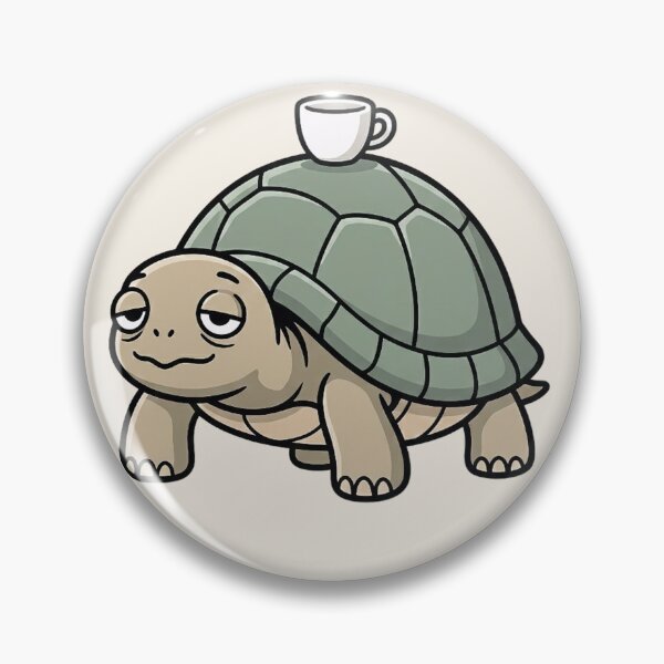 Item preview, Slow Morning Turtle Shirt – Funny Sleepy Turtle Coffee Meme T-Shirt designed and sold by ZyxDes.