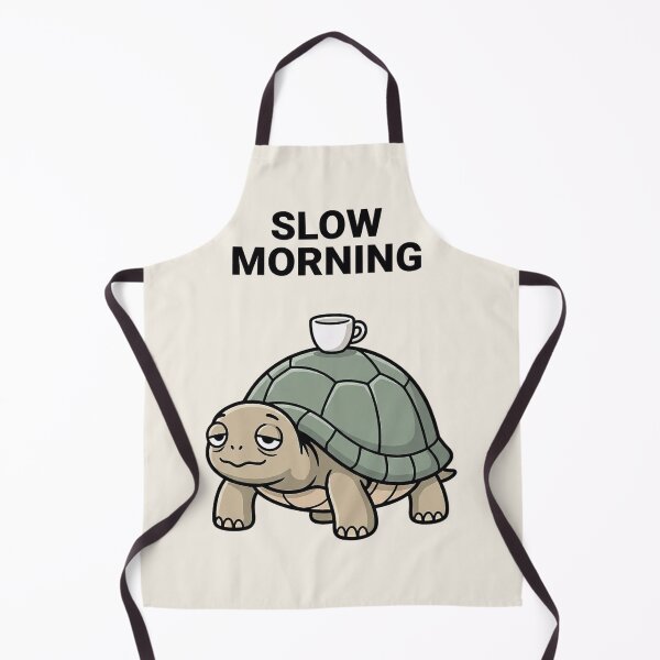 Item preview, Slow Morning Turtle Shirt – Funny Sleepy Turtle Coffee Meme T-Shirt designed and sold by ZyxDes.