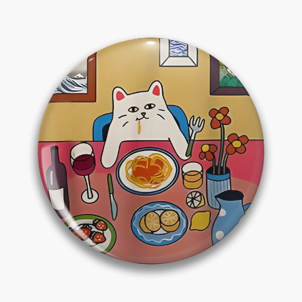 Item preview, More Spaghetti Less Upsetti Funny Cute Cat Pasta designed and sold by mai-risingpath.
