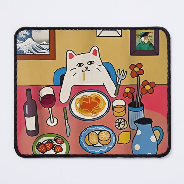Item preview, More Spaghetti Less Upsetti Funny Cute Cat Pasta designed and sold by mai-risingpath.