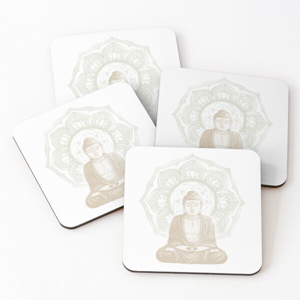 Item preview, Buddha Padma Watercolor - Snow Dove Tea designed and sold by Irene Estelle.