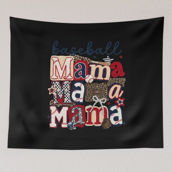 Item preview, Leopard Checkered Ballpark Mama  designed and sold by Dear-Blue.