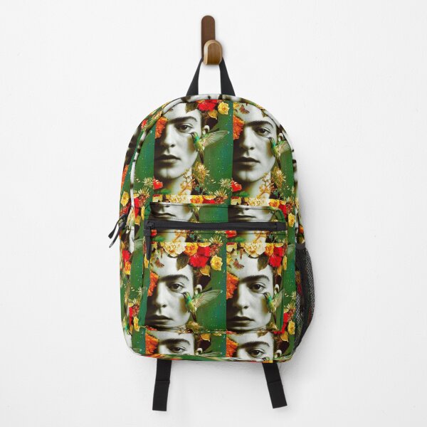 Item preview, Frida Kahlo Portrait Hummingbird designed and sold by FridaArtGallery.