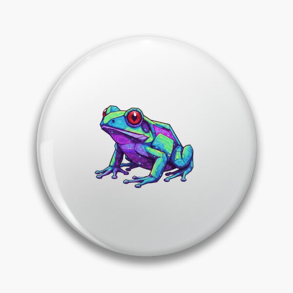 Item preview, Electrical Circuit Frog – Neon Sticker for Programmers and Geeks designed and sold by bsbd-action.