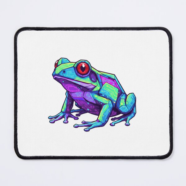 Item preview, Electrical Circuit Frog – Neon Sticker for Programmers and Geeks designed and sold by bsbd-action.