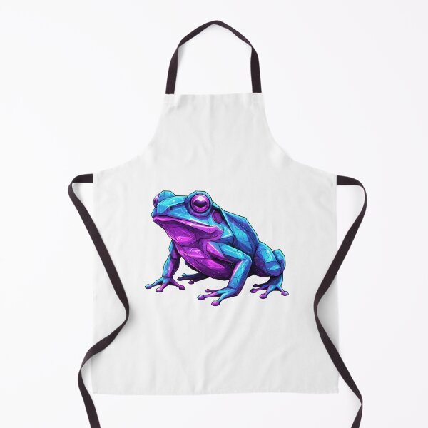 Item preview, Geometric Neon Frog – Futuristic Sticker for Modern Design Lovers designed and sold by bsbd-action.