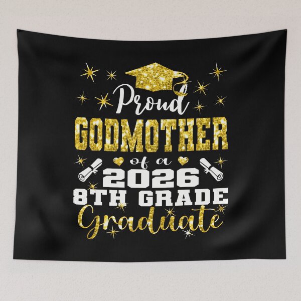 Item preview, Proud Godmother Of 8Th Grade Graduate 2026 Family  designed and sold by Dear-Blue.