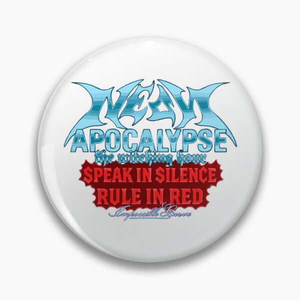 Item preview, Mean Apocalypse Typography Art – Speak in Silence Rule in Red Quote designed and sold by HulTheCreate.