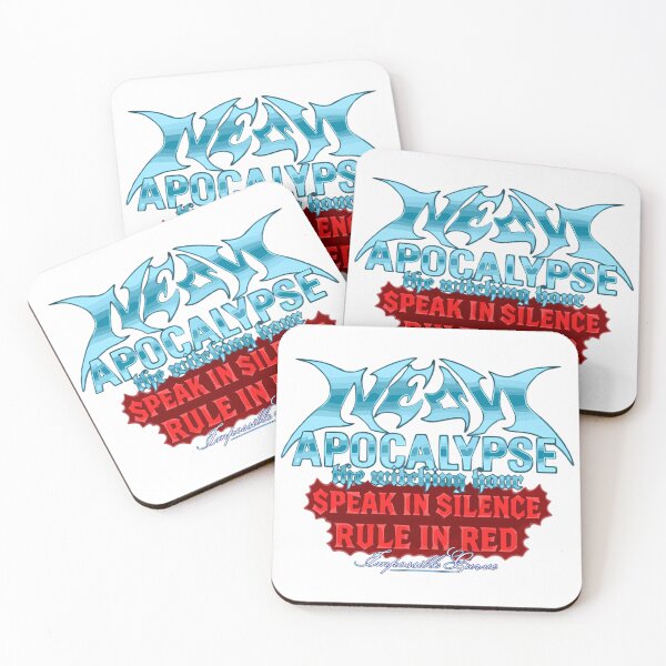 Item preview, Mean Apocalypse Typography Art – Speak in Silence Rule in Red Quote designed and sold by HulTheCreate.