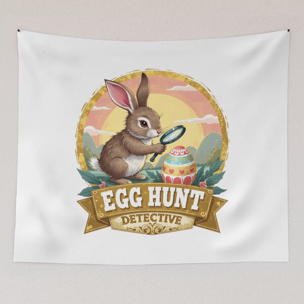 Item preview, Easter Egg Hunt Detective Shirt – Cute Bunny Mystery Solver designed and sold by relso.