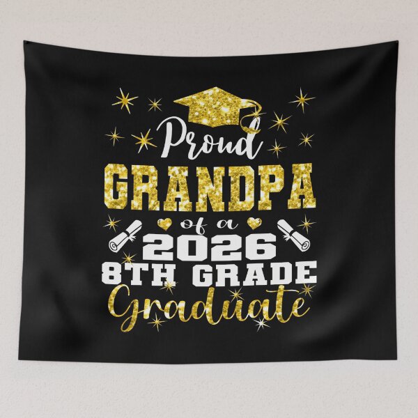 Item preview, Proud Grandpa Of 8Th Grade Graduate 2026 Family designed and sold by Dear-Blue.