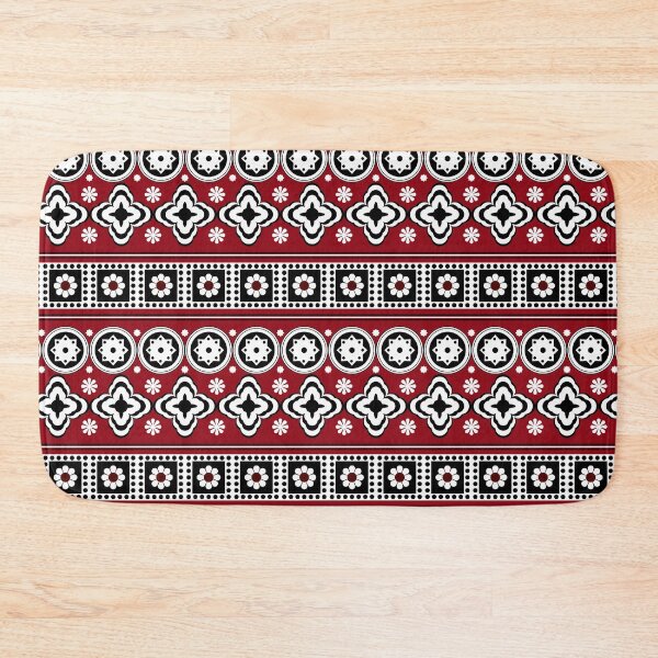Item preview, Sindhi Ajrak Pattern Design | Traditional Block Print Aesthetic Gift for South Asian Textile & Folk Art Lovers designed and sold by The Queer Designer.